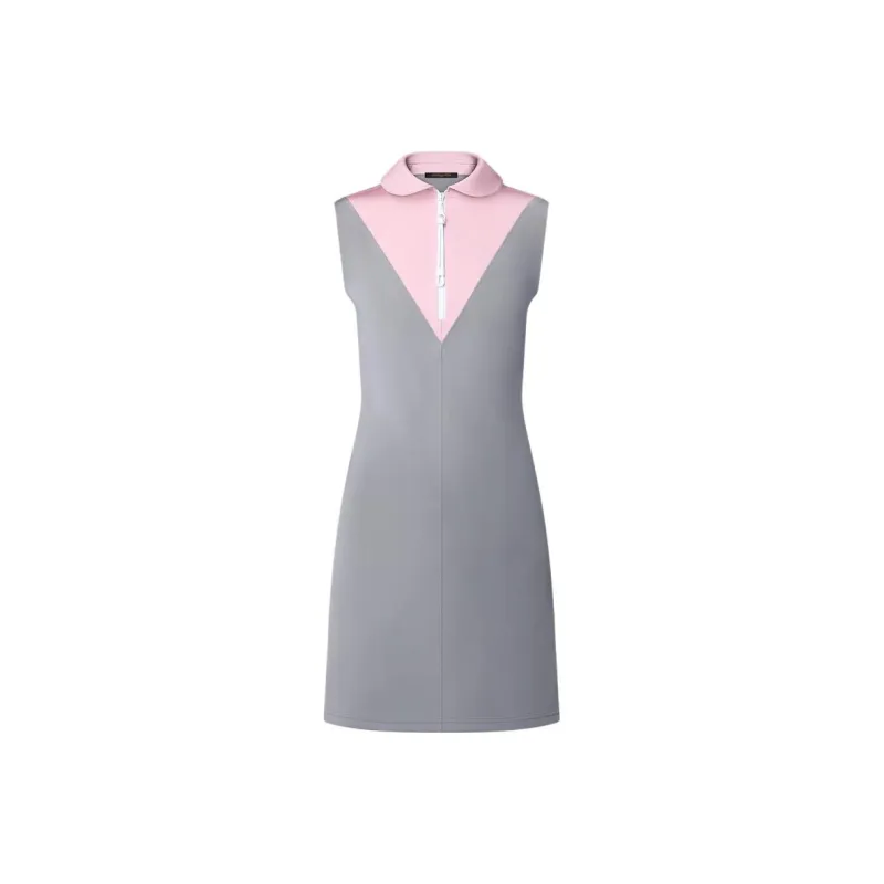 LOUIS VUITTON SS25 Sleeveless Dress Women's Gray-0