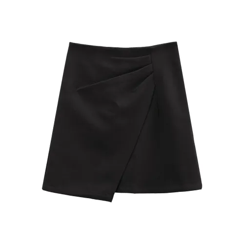 A Paradise For Awakening Casual Short Skirts Women's Black