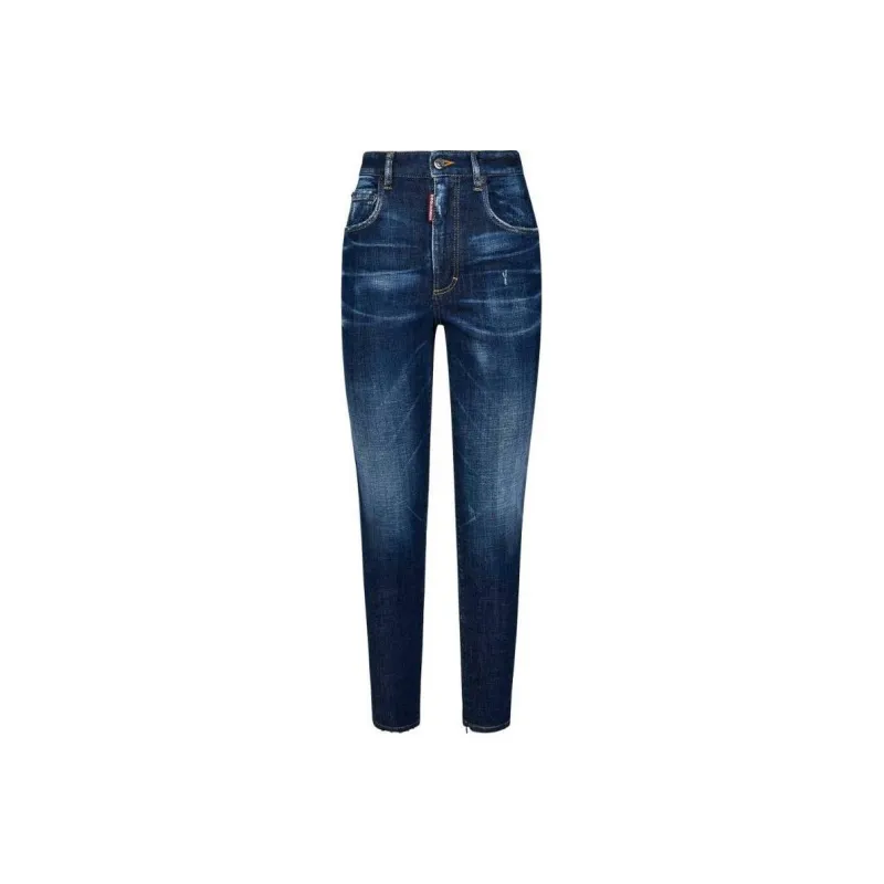 DSQUARED 2 High Waist Twiggy Jeans-0