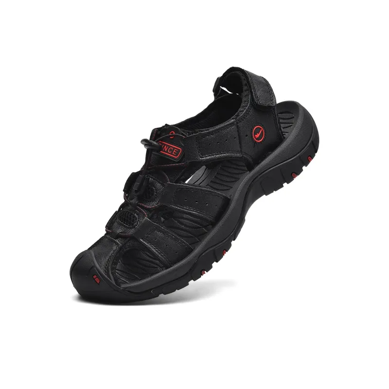 Binary Outdoor Sports Lightweight, Breathable, And Slip Resistant River Trekking Shoes Men's Black-5