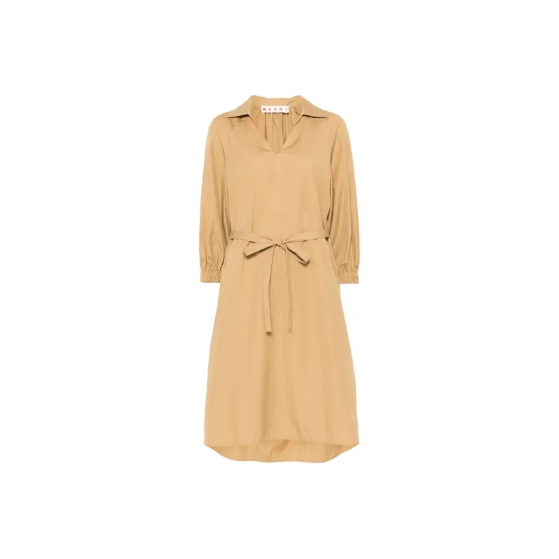 MARNI Poplin Midi Dress-0