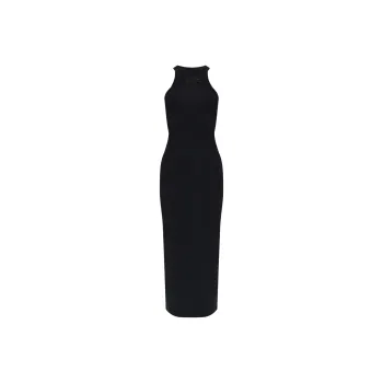 Vetements Logo Embroidered Long Tank Dress