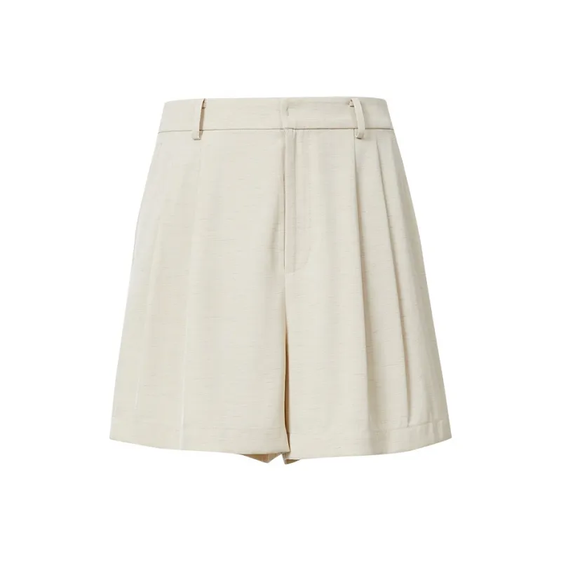 Hopeshow Casual Shorts Women's Dreamy Beige-0
