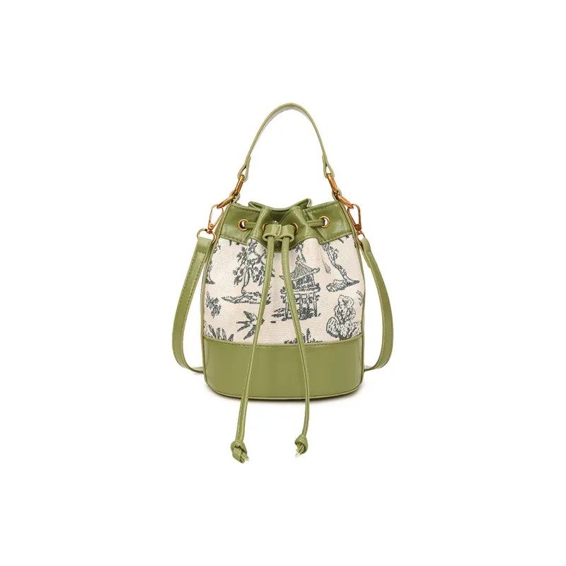 Single Warehouse PU Bucket Bag Handbag Women's Multicolor-12