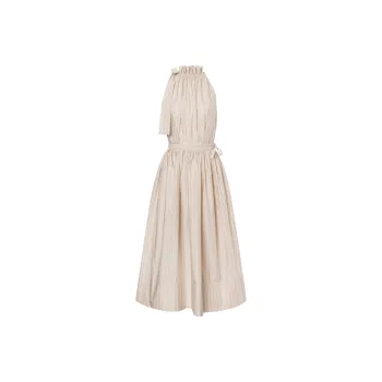 PHILOSOPHY DI LORENZO SERAFINI Sleeveless Striped Dress