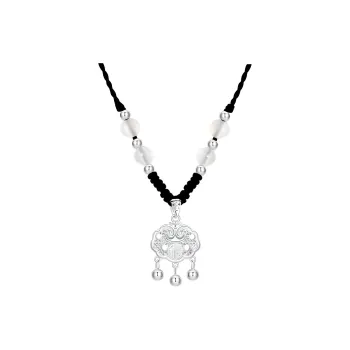 Bear Silversmith 999 Fine Silver Sterling Silver Necklace Women's