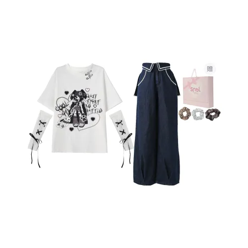 SNBL Casual Suit Women's T Shirt+Pants