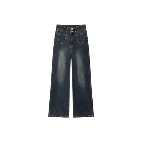 SNZX Jeans Women's Nostalgic Blue