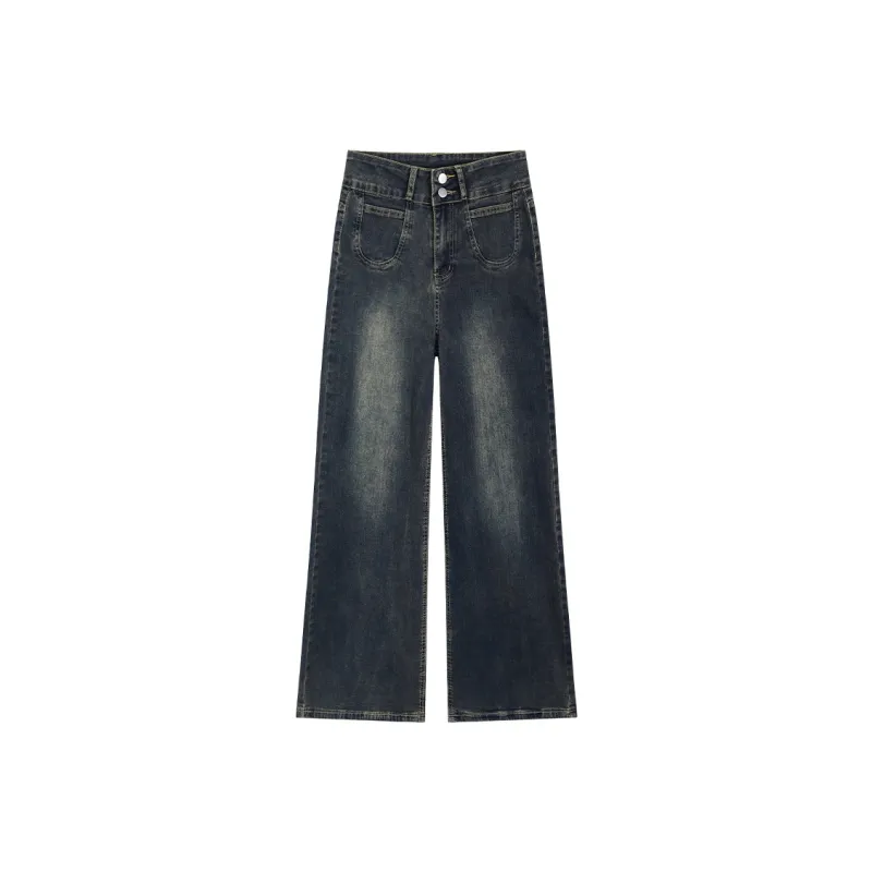 SNZX Jeans Women's Nostalgic Blue-0