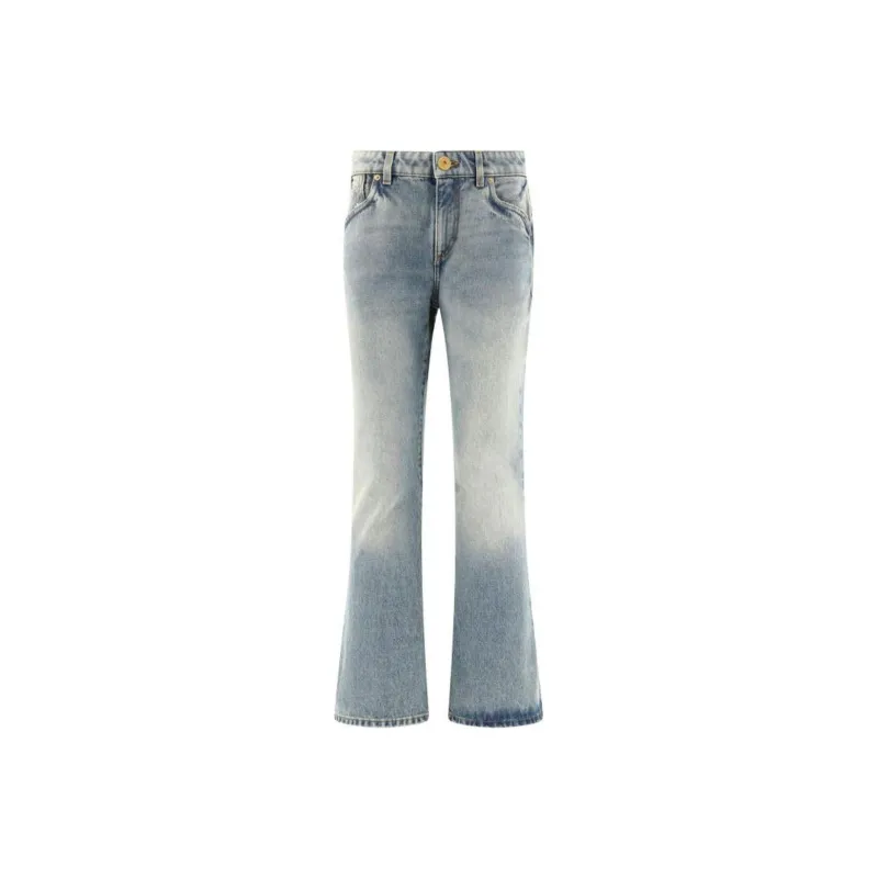 BALMAIN SS24 Jeans Women's Light Blue-0