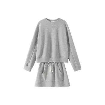 Hacikis Skirt Set Women's Enamel Grey