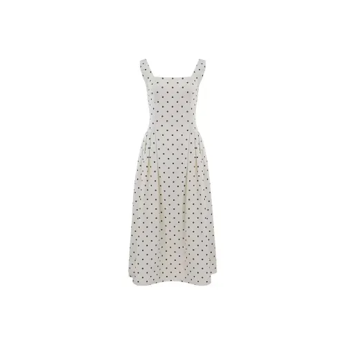 Mu Xiao Xin Slip Dress Women's White