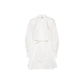 MSGM Long Sleeved Dresses Women's Ecru