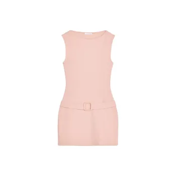 ZARA Sleeveless Dress Women's Light Pink Red