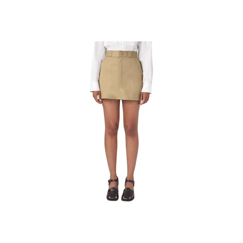 Dickies Casual Short Skirts Women's Khaki-0