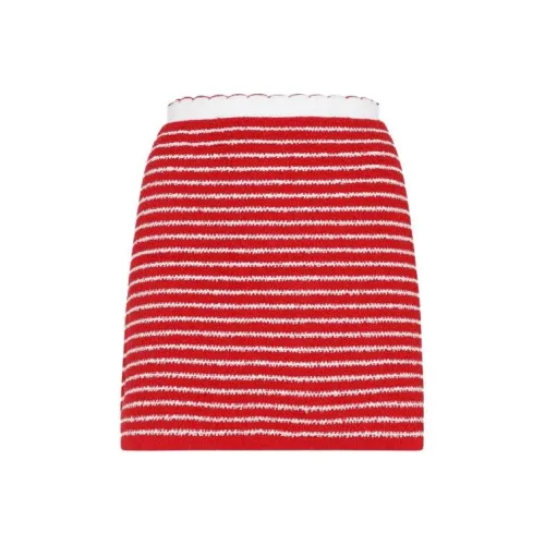MIU MIU SS23 Casual Short Skirts Women's Orange Red