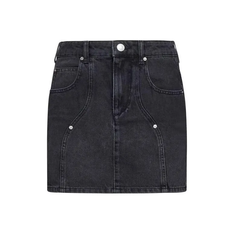ISABEL MARANT ETOILE Denim Mini Skirt-0