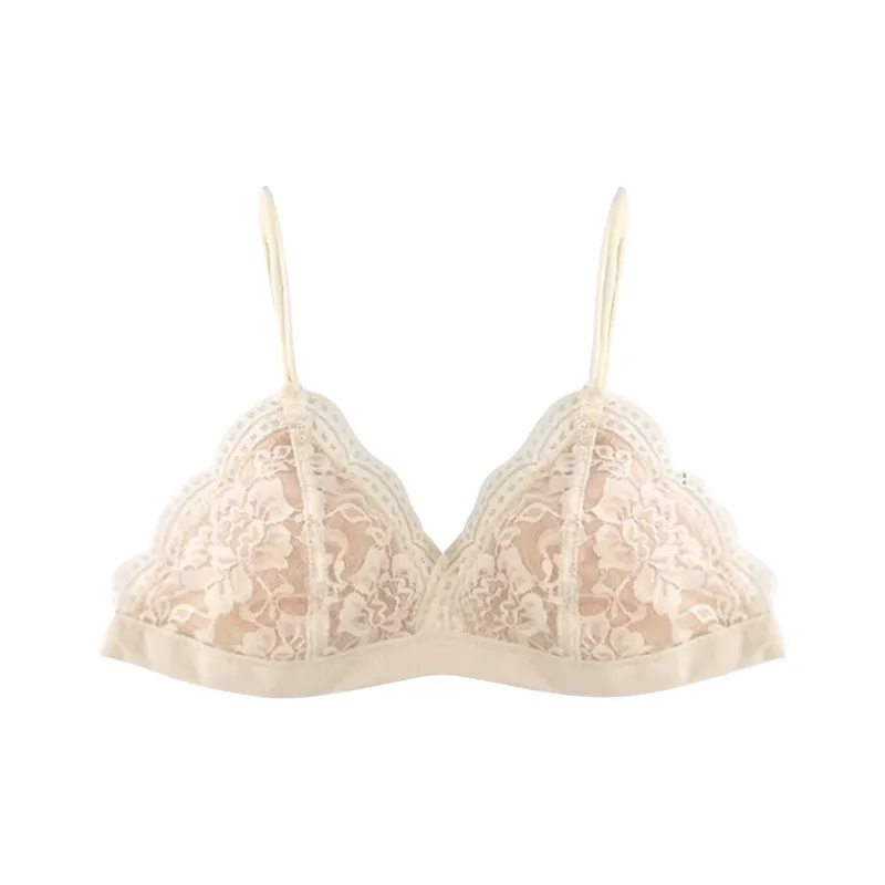 Flowers in water Women's Bras-0