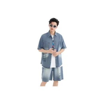 Three Blessings Casual Sportswear Men's Blue