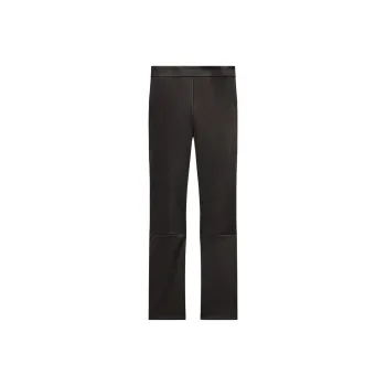 THEORY Leather Pants Women's Dark Brown
