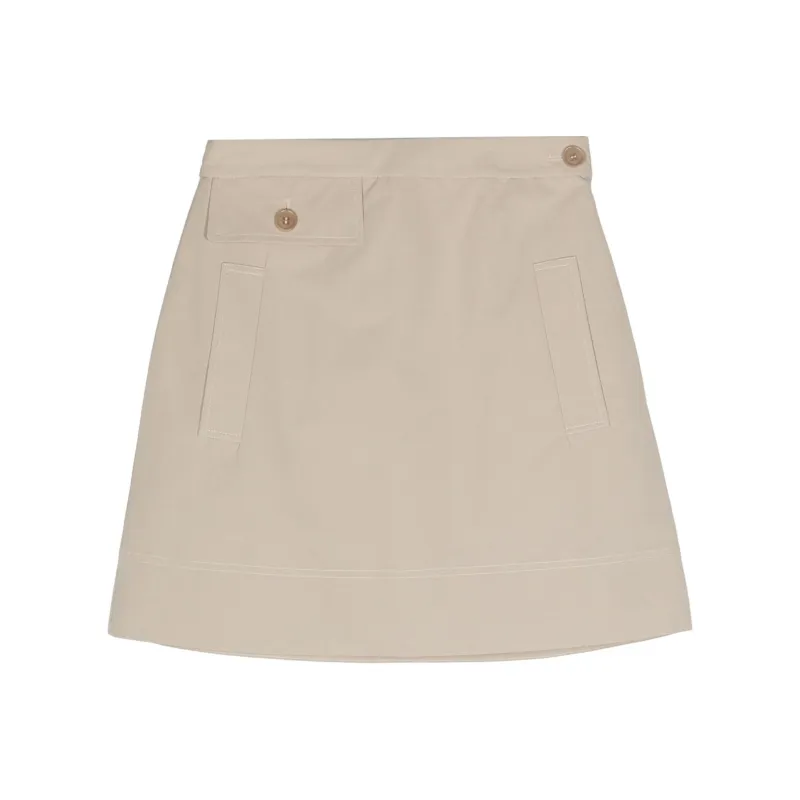 ASPESI Abigayle A-Line Mini Skirt-0