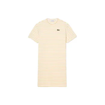 LACOSTE Short-Sleeved Dresses Women's Yellow