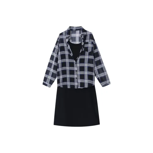 CHARM PICK Skirt Set Women's Blue