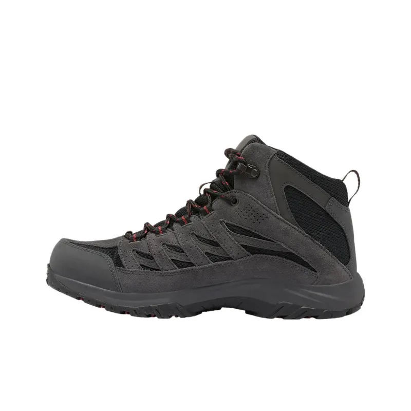 Columbia Crestwood Anti Slip Wear Resistant Low Top Hiking Shoes Men's Gray-0