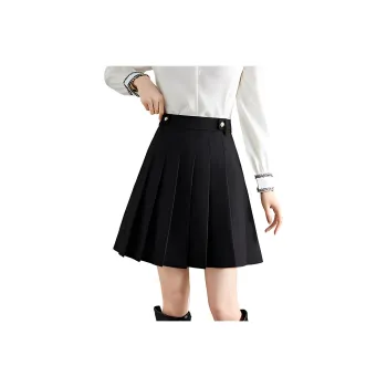 Still Quiet Casual Short Skirts Women's Black