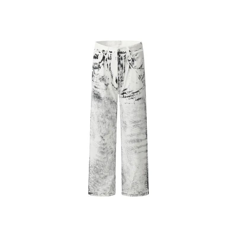 VINMUK Jeans Unisex Ink Wash White-0