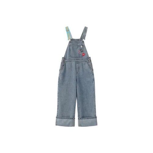 Wiggle Wiggle Color Block Straight Fit Wide Leg Pants, Dopamine Dressing Overalls Women's