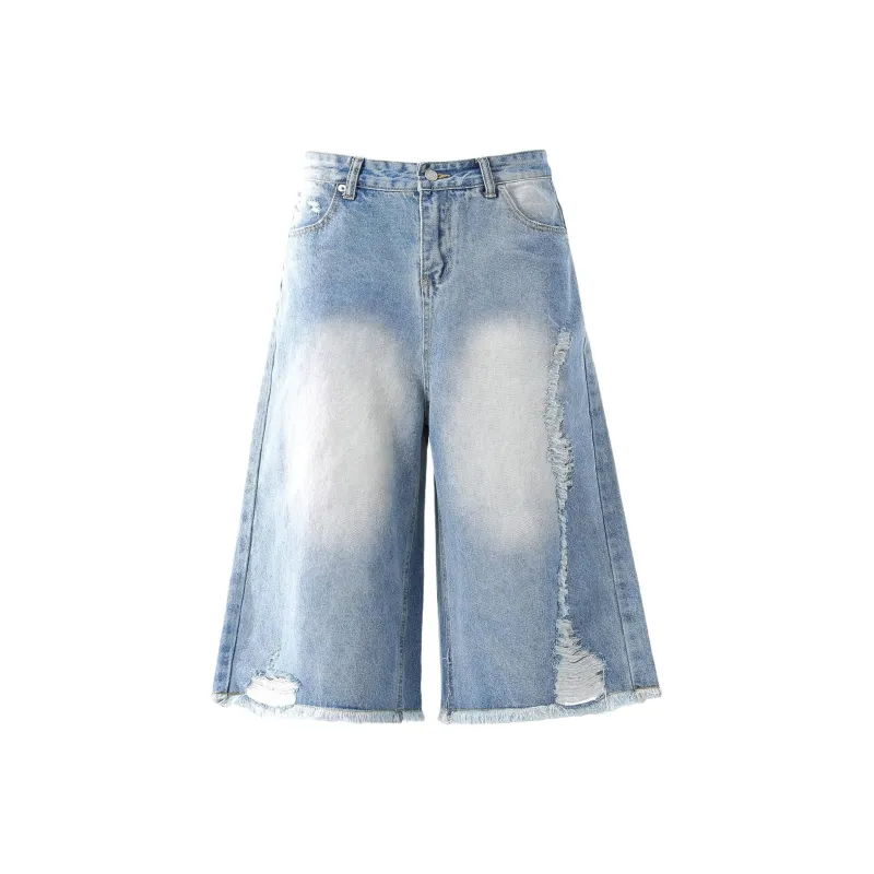 TONYBEAR Casual Shorts Men Blue-0