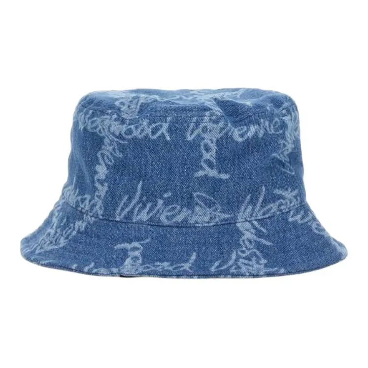 Vivienne Westwood Cotton Bucket Hats Women's Blue-1