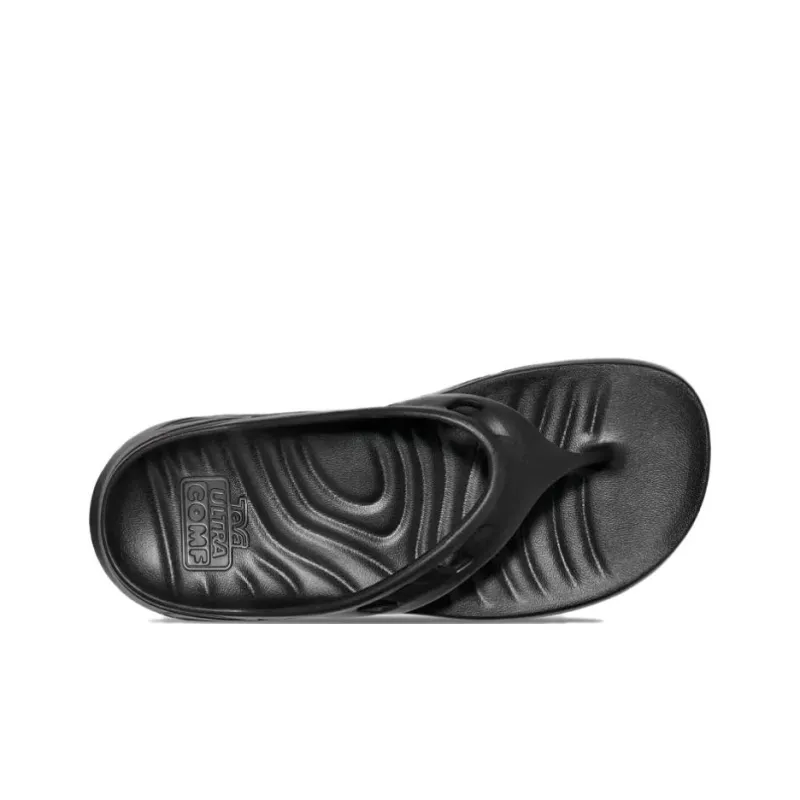 Teva EVA Rubber Sole Quiet Abrasion Resistant Flip Flops Men's Black-2