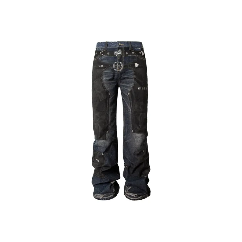 YADcrew Jeans Women's Blue-0