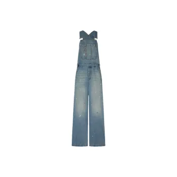 MOCO Overalls Women's Denim Blue