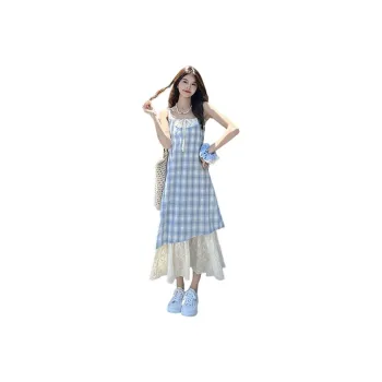 Flowers In Water Slip Dress Women's
