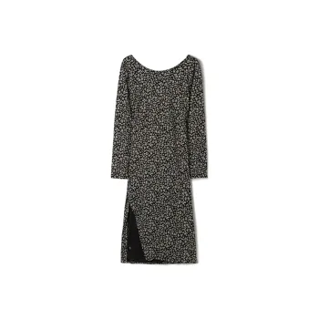 Mapping Long Sleeved Dress Women's Black