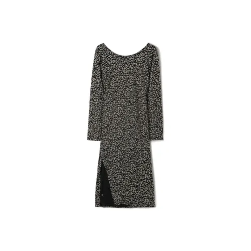 Mapping Long Sleeved Dress Women's Black