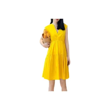 I BLUES FW24 Sleeveless Dress Women's Lemon