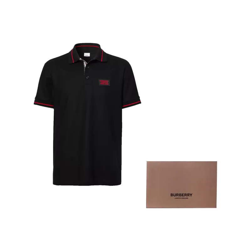 Burberry Men Grenford Polo Black-2