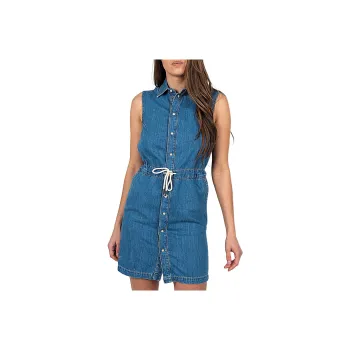 Pepe Jeans Sleeveless Dress Women's Blue
