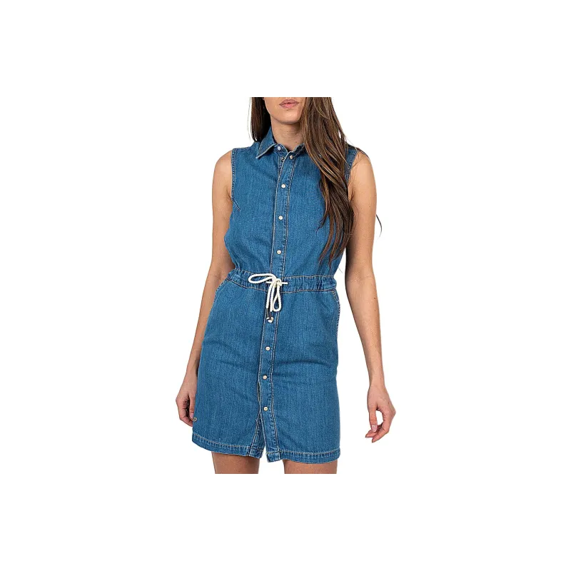 Pepe Jeans Sleeveless Dress Women's Blue-0