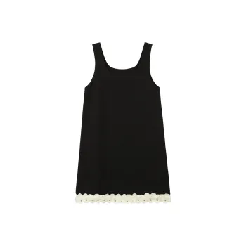 Migu Slip Dresses Women's Black