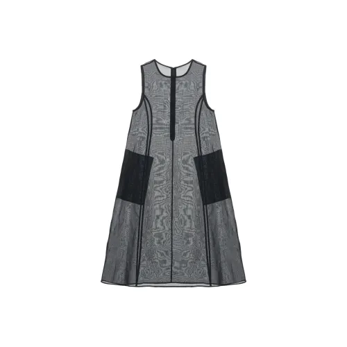 AMOMENTO Sheer Dress