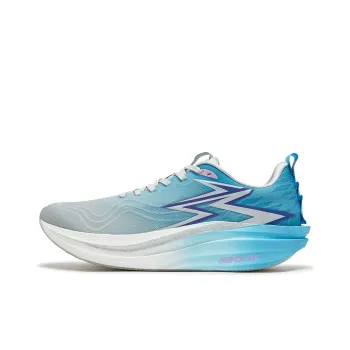 361° Flame 4MIX Cushioning, Slip Resistant, And Abrasion Resistant Low Top Casual Running Shoes Unisex Blue Button
