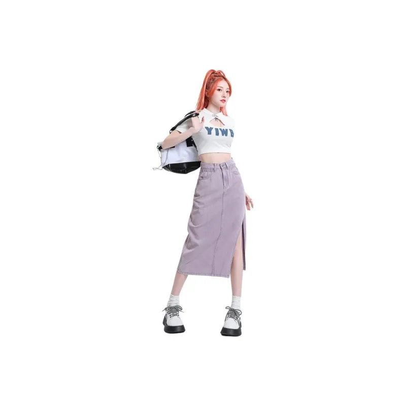 The New Age Family Denim Long Skirt Women's-6