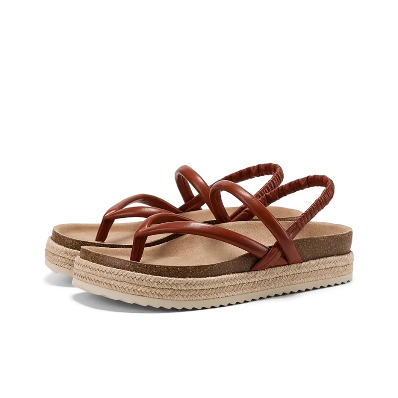 GG CC Woven Beach Sandals 4cm Women's-1