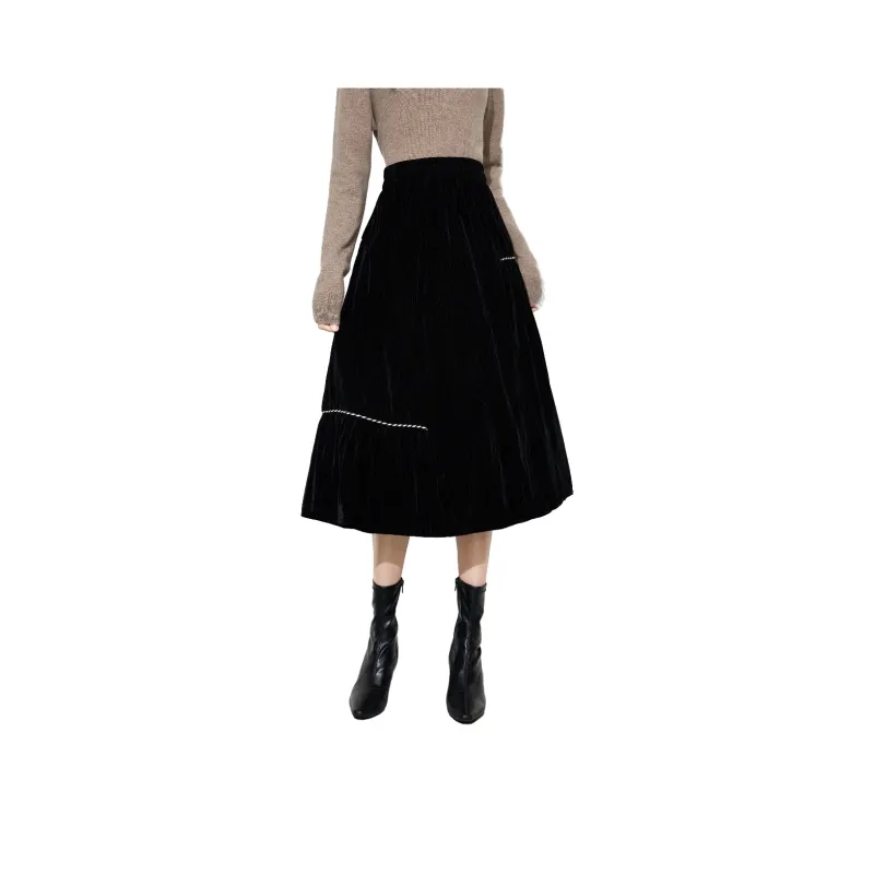 SMEN Casual Long Skirts Women's-0