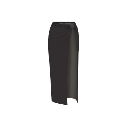 Skims Casual Long Skirts Women's Onyx